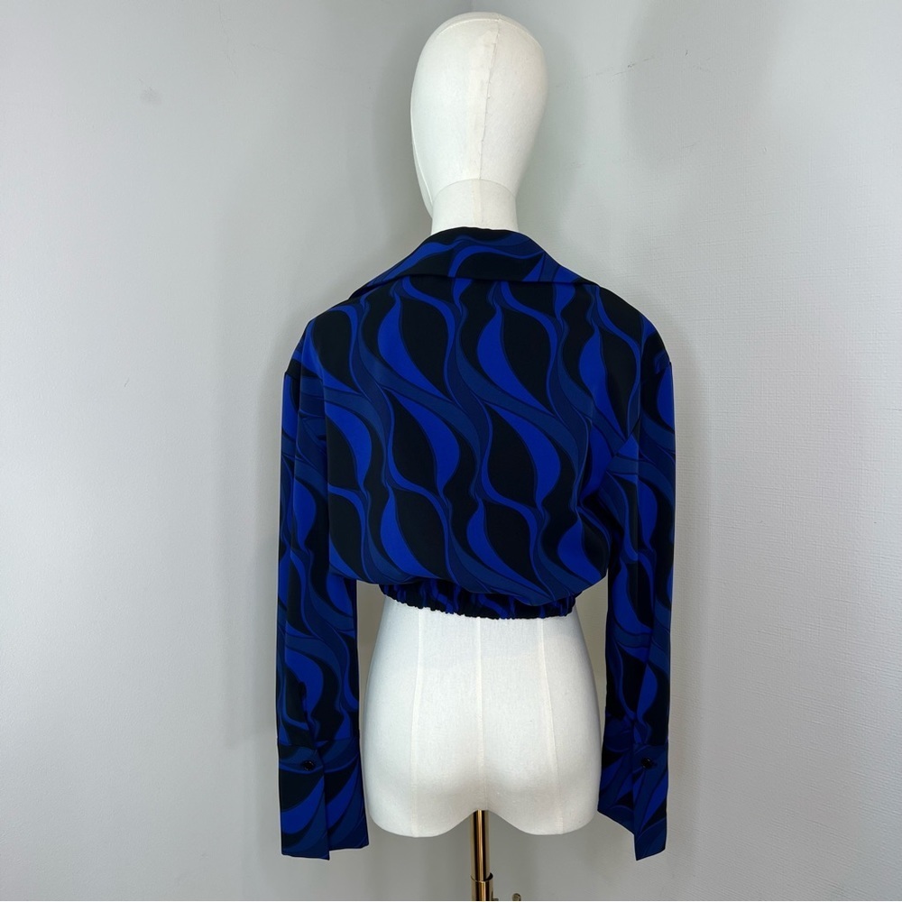 ZARA Swirl Pattern Top - Picture 2 of 8